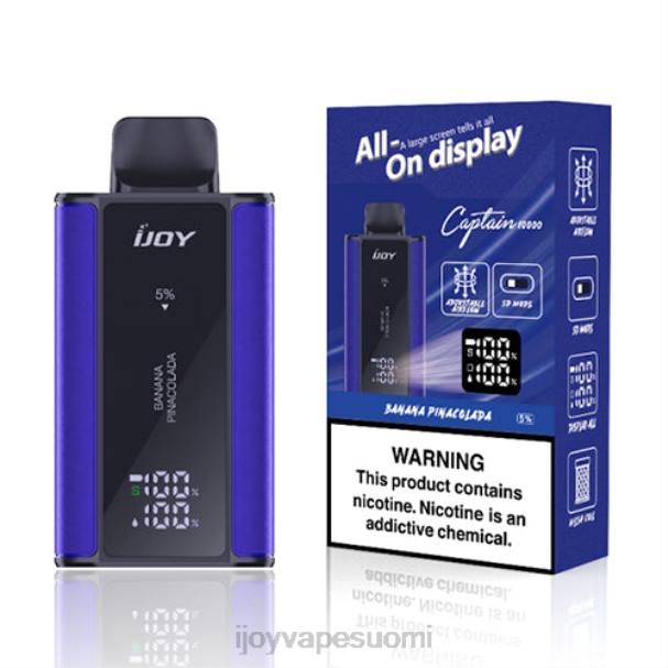 iJOY Bar Captain kertakäyttöinen LZF081 banaani pinacolada iJOY vape suomi