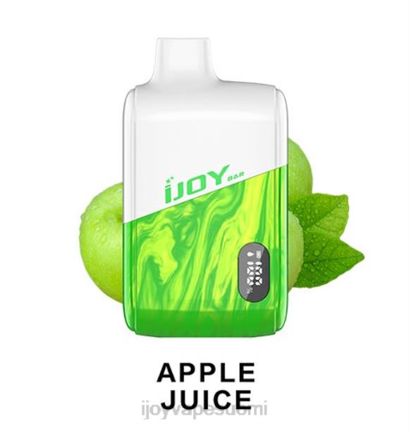 iJOY Bar IC8000 kertakäyttöinen LZF0175 omena mehu iJOY vape flavors
