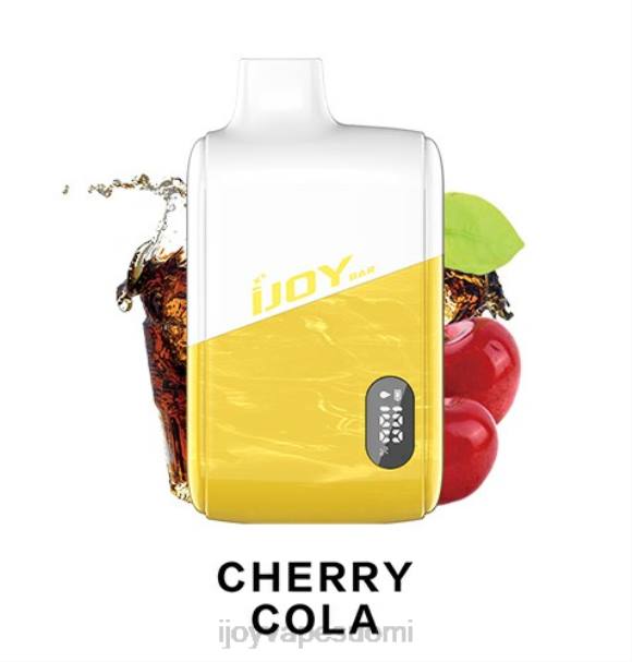iJOY Bar IC8000 kertakäyttöinen LZF0181 kirsikka colaa iJOY vape suomi