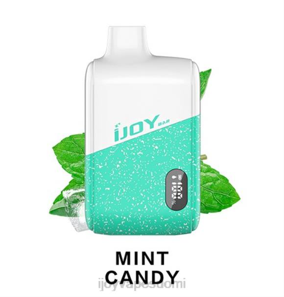 iJOY Bar IC8000 kertakäyttöinen LZF0187 minttu karkkia iJOY vape review