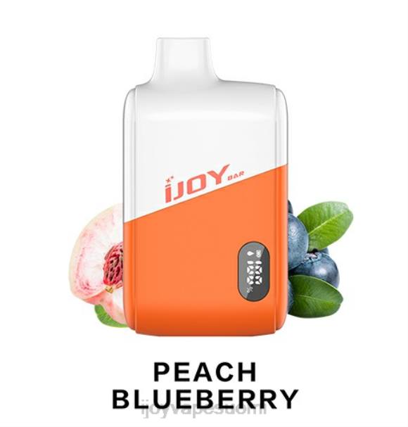 iJOY Bar IC8000 kertakäyttöinen LZF0189 persikka mustikka iJOY bar review