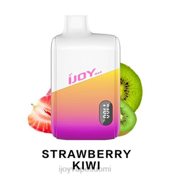iJOY Bar IC8000 kertakäyttöinen LZF0193 mansikka kiivi iJOY vape espoo