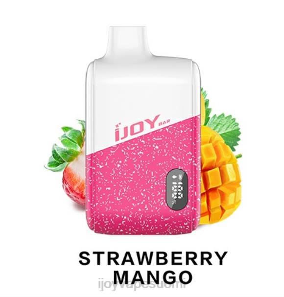 iJOY Bar IC8000 kertakäyttöinen LZF0194 mansikka mango iJOY vape shop