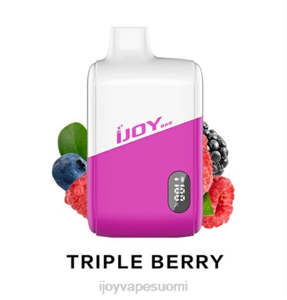 iJOY Bar IC8000 kertakäyttöinen LZF0195 kolminkertainen marjajää iJOY vape flavors