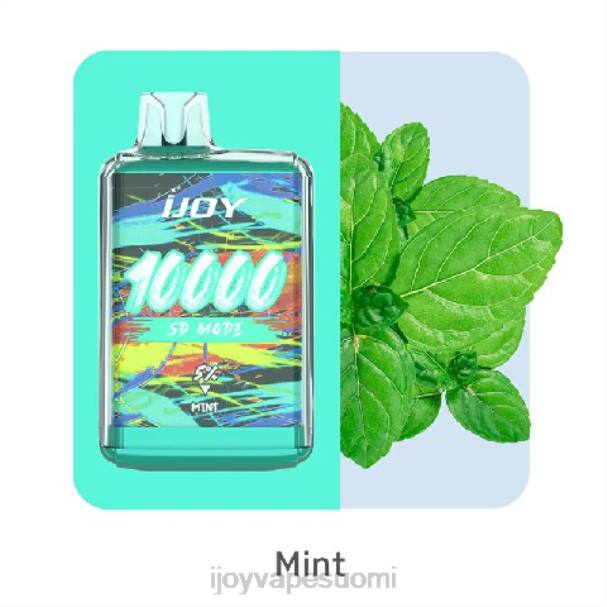 iJOY Bar SD10000 kertakäyttöinen LZF0167 Minttu iJOY vape review