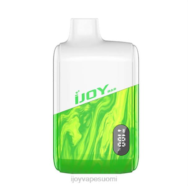 iJOY Bar Smart Vape 8000 hengitystä LZF01 omena mehu iJOY vape suomi