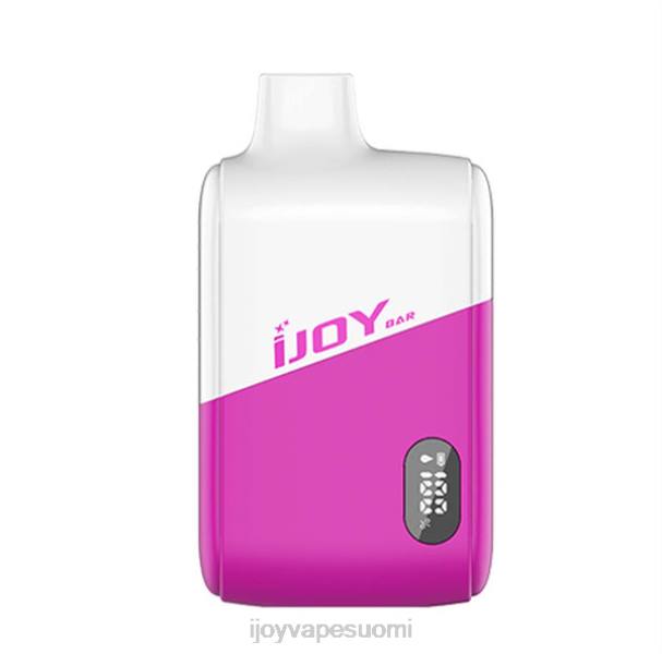 iJOY Bar Smart Vape 8000 hengitystä LZF023 kolminkertainen marja iJOY vape espoo