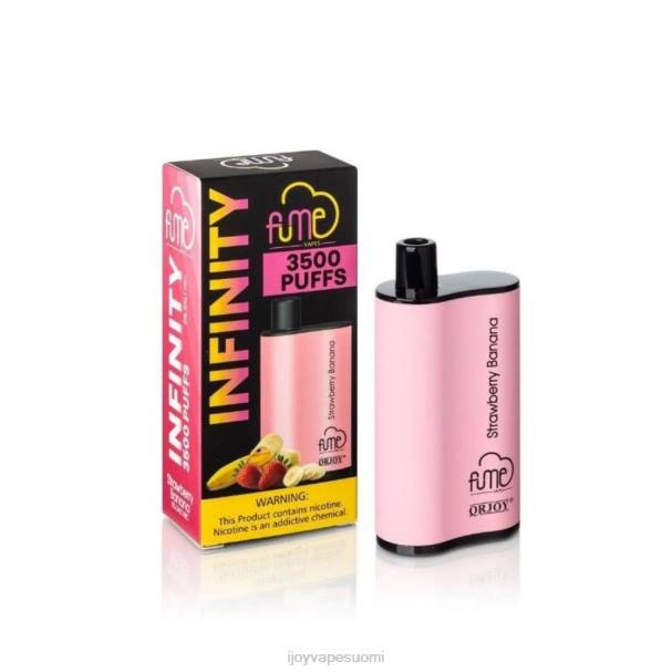 iJOY Fume Infinity kertakäyttöinen 3500 suihketta | 12 ml LZF0107 mansikka banaani iJOY vape review