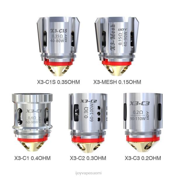 iJOY Captain x3 vaihtokelaa (3 kpl pakkaus) LZF0109iJOY bar review